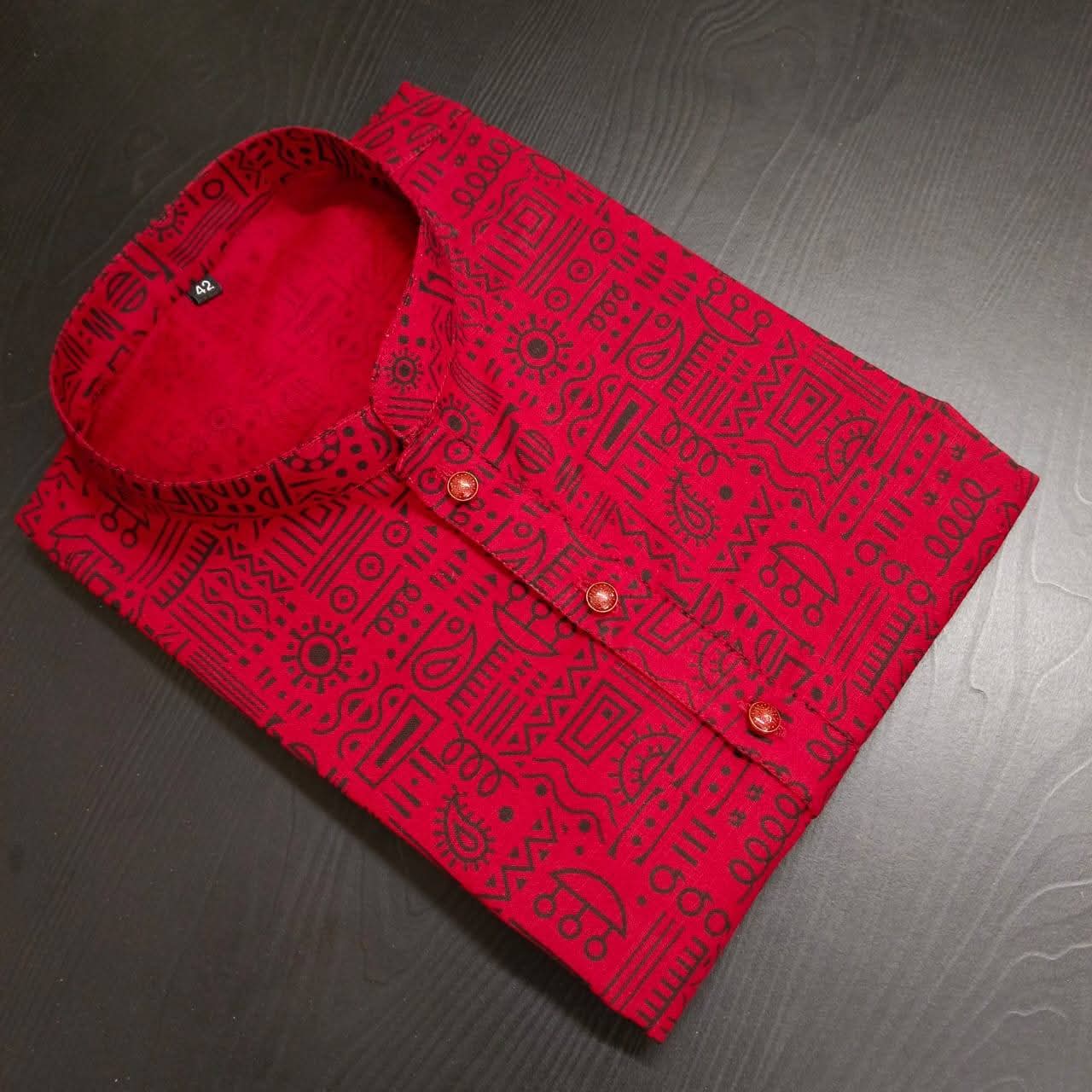premium cotton screen print panjabi (code ok 004) premium cotton screen print panjabi (code ok 004)