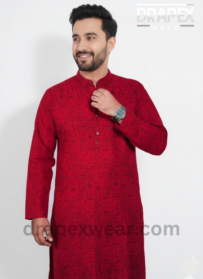 premium cotton screen print panjabi (code ok 004) premium cotton screen print panjabi (code ok 004)